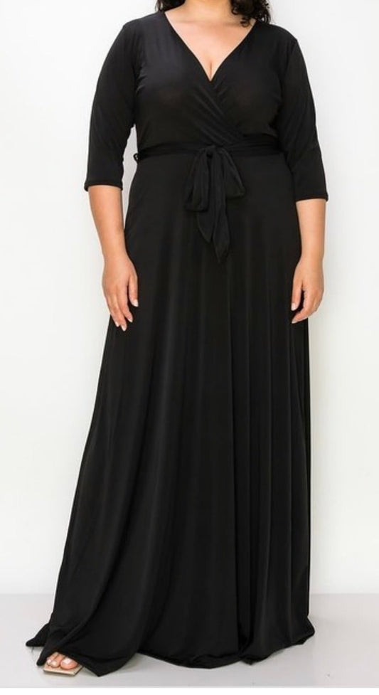 CASSIDY SOLID MAXI DRESS